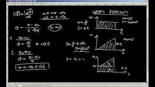 Fyzika JaM  Kinematika  Dráha rovnoměrně zrychleného pohybu I [upl. by Featherstone]