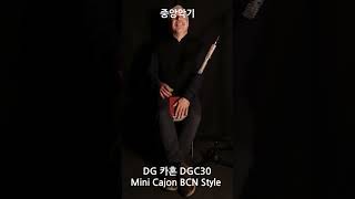 미니 DG카혼 Mini Cajon BCN Style  DGC30  DeGregorio 공연 낙원상가 drums percussion 중앙악기 [upl. by Khalsa]