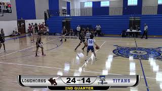 2023 NISD 8th Grade Basketball Tournament Semifinals Harpool Longhorns vs Tidwell Titans [upl. by Marlowe536]