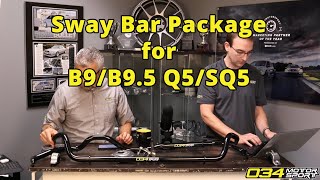 B9B95 Q5SQ5 Sway Bar Package Upgrade  034Motorsport FAQ [upl. by Eem]