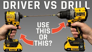 When To Use an Impact Driver VS Drill The ULTIMATE Guide [upl. by Parik46]