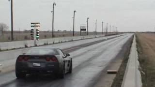 2009 Corvette ZR1  Hennessey ZR700 1103  136 mph [upl. by Desiri]