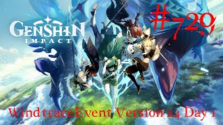 Genshin Impact Walkthrough Part 729  Windtrace Event Version 24 Day 1 No Commentary [upl. by Iel]