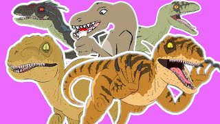 Velociraptor  Jurassic World The Musical Lhugueny Screentime [upl. by Yenroc]