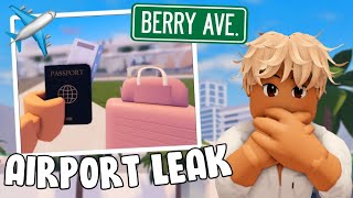 BERRY AVENUE AIRPORT PICTURE LEAK ✈️ [upl. by Atinaw945]