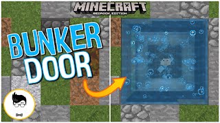 Minecraft BE INSANE 2 WAY BUNKER DOOR PEXboxPS4Windows10Switch [upl. by Anitsrik961]