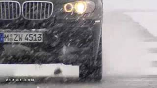 V12GTcom BMW X5 M amp X6 M snow test in Sweden [upl. by Nashoma]