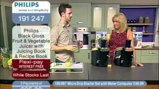 Philips Juicer on Ideal World TV [upl. by Razatlab280]