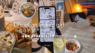 6am productive  Life of an Indian girl  asmr study vlog  aesthetic life in India 🍃🪐 [upl. by Skiest278]