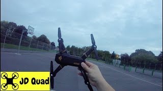 Visuo Siluroid XS809W Quadcopter Drone Flight Test Review [upl. by Duffy891]