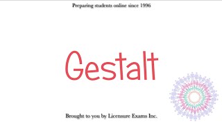 Gestalt Therapy  Frtiz Perls  ASWB NCE NCMHCE MFT Exam Prep and Review [upl. by Mohsen633]