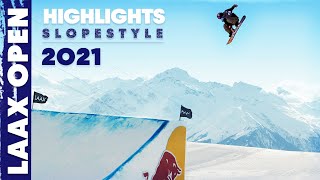 2021 Laax Open Slopestyle Highlights [upl. by Licec520]