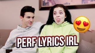 PERF LYRICS IN REAL LIFE ft Daniel Skye [upl. by Haleak]