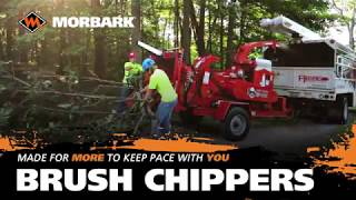 Morbark Eeger Beever Brush Chipper Equipment Features WalkAround [upl. by Carrick]