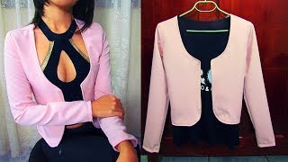 CARDIGAN CHANEL inspiração DIY Franciele Fernandes [upl. by Neelon]