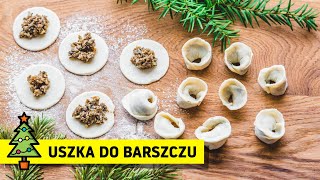 Uszka z grzybami 🎄 do barszczu wigilijnego ✨ [upl. by Pearlstein]