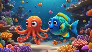 Underwater Adventure Ollie and Finn Facing Danger  KidsStories  ChildrensStories [upl. by Isola]