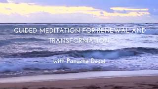 Guided Meditation for Renewal and Transformation with Panache Desai [upl. by Eitak83]