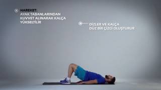 Glute Bridge Egzersizi Nasıl Yapılır  Barcincom [upl. by Willin366]