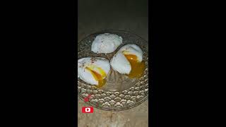 How to make poached eggs easy Recipe  Short Video Shorts Youtube Shorts [upl. by Renwick]