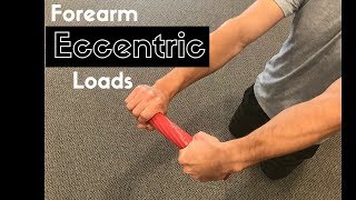 FlexBar Eccentric Elbow Loading for Tennis ElbowGolfers Elbow [upl. by Isyad280]