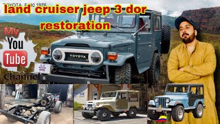 jeep restoration  jeep restoration in pakistan jeep modification  jeeplife jeepstatus [upl. by Lydon772]