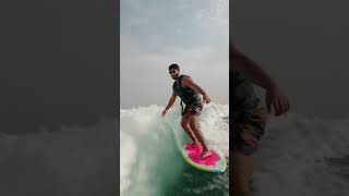 Sunrise in Dubai Wakesurfing memes shorts dubai [upl. by Eus]