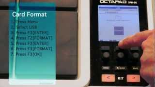 OCTAPAD SPD30 Updating to Version 2 [upl. by Ardnasac]