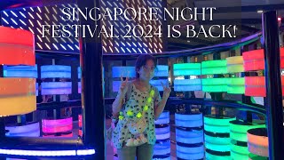 Singapore Night Festival 2024 [upl. by Anelhtac]