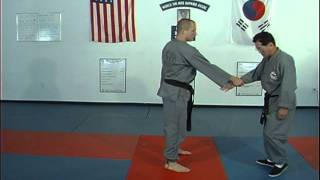 Hapkido Cross Hand Wrist Grab Techniques 5 thru 8 by Ji Han Jae [upl. by Azer]