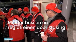 Reizigers hebben last van stakingen chauffeurs ‘Ik ben afhankelijk van de bus’  RTL NIEUWS [upl. by Nnazil680]