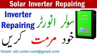 How to Repairing Solar Inverter  Inverex Inverter Faults And Repairing inverter Charging fault [upl. by Latyrc]