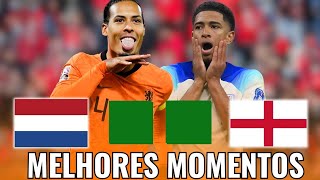 HOLANDA X INGLATERRA  GOLS E MELHORES MOMENTOS HD  EUROCOPA Jude Bellingham Harry Kane [upl. by Heriberto536]