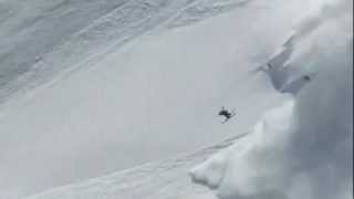 Skier EPIC backflips into Avalanche FRONT COMPANY TV  FCTV [upl. by Yrret]