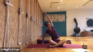 Iyengar yoga class 10th Sep 2024  building a strong foundation [upl. by Ylagam]