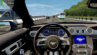 City Car Driving  Ford Mustang GT  Street Racing [upl. by Wiggins931]