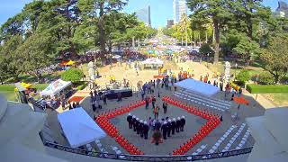 Caltrans Workers Memorial Timelapse 2023 [upl. by Yhtomot]