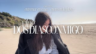 dos días conmigo vlog  entrenando en casa y finde muy guay en la playa 🏋🏻‍♀️🌊 [upl. by Pearson288]