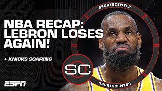 ANOTHER BIG LOSS for the falling Lakers 😮  Knicks are SURGING in January 📈 NBA RECAP  SportsCenter [upl. by Assela]