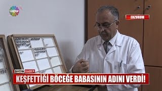 Keşfettiği böceğe babasının adını verdi [upl. by Bouldon710]