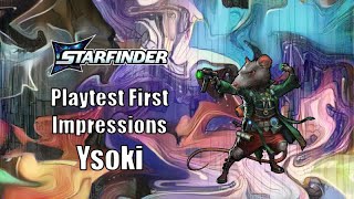 Starfinder 2e Ysoki First Look [upl. by Lednam]