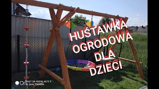 huśtawka ogrodowa Placzabaw Huśtawkadladzieci ze stempli [upl. by Tertias]