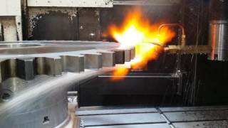 Flame Hardening Gear Teeth [upl. by Enogitna]