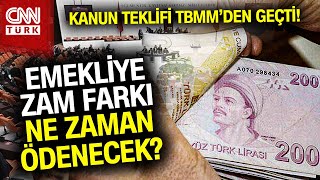 Tarih Belli Oldu Emekliler Ek Zam Farkını Ne Zaman Alacak Haber [upl. by Alletsirhc]