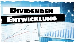 Aktien Sparplan Dividenden Entwicklung amp durchschnittliche monatliche Dividende [upl. by Giguere]