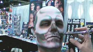 Creepy Skull Halloween Makeup Tutorial [upl. by Beauchamp]