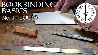 Bookbinding Basics Chapter 1  Basic Tools  Easy Options to Get Started Bookbinding [upl. by Xer]