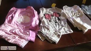 Fun Old Navy Kids Pajama Haul [upl. by Beckman]