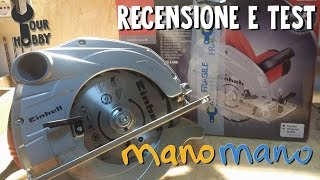 SEGA CIRCOLARE EINHELL RECENSIONE  TEST [upl. by Asimaj]