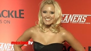 Emily Osment quotCleanersquot Screening Red Carpet  Crackle New Original Digital Series  Video 1 [upl. by Orelee959]